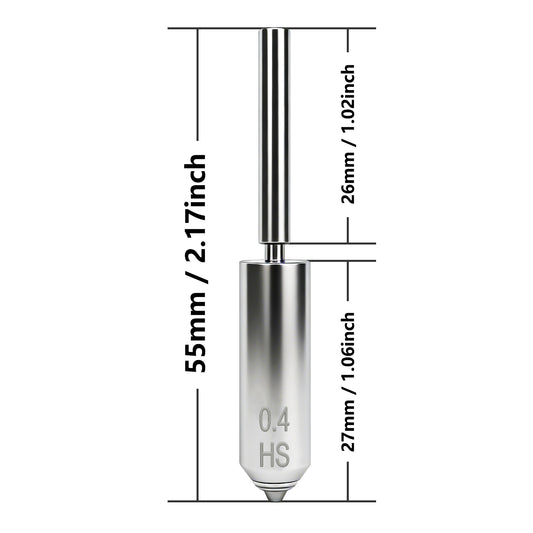 One-piece Hardened Steel Nozzle for Anycubic Kobra S1 Max 3d Printer