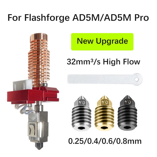 Upgraded Hotend For Flashforge Adventurer 5M