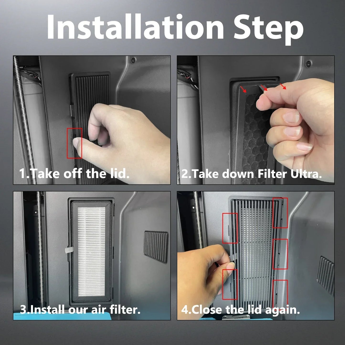 HEPA 13 Air Filter for Bambu Lab P2S