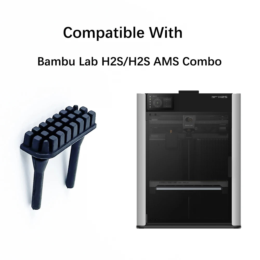 For Bambu Lab H2S Nozzle Wipe Silicone Brush