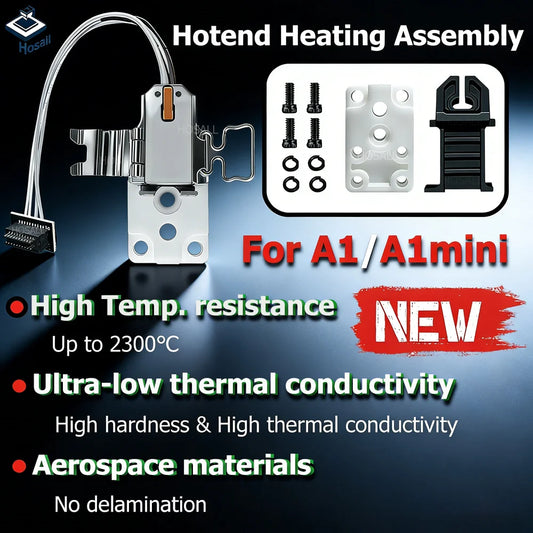 Hotend Heating Assembly Kit for Bambu Lab A1 Mini/A1