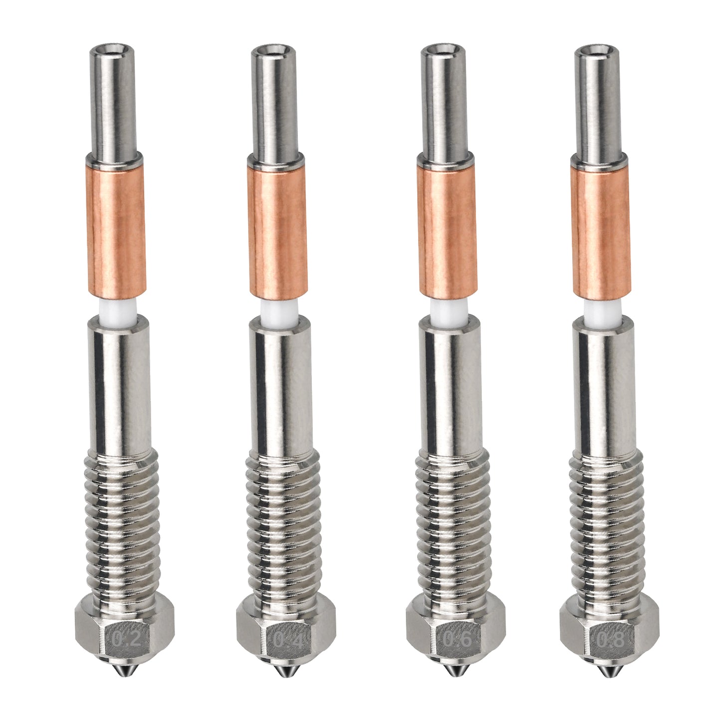 Bimetallic Ceramic Insulation Integrated Nozzle for Qidi Q2