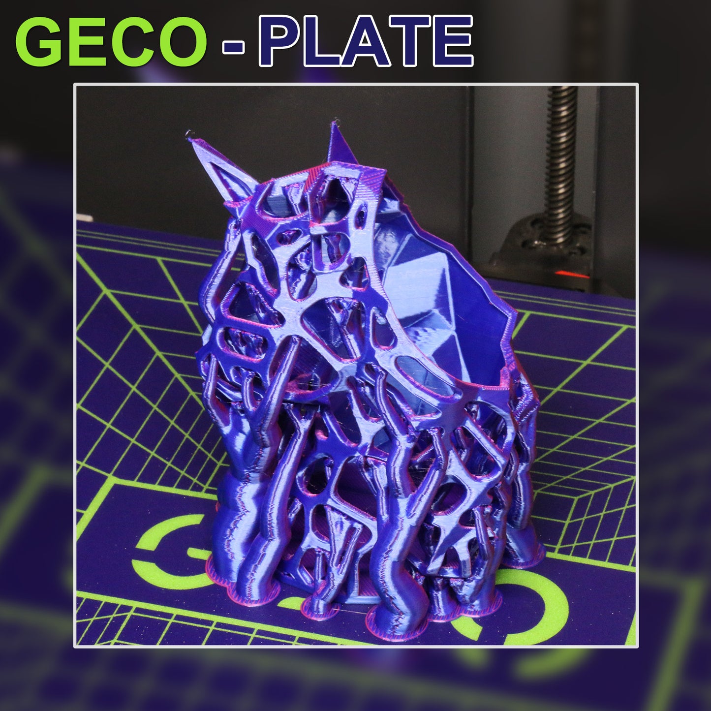 Geco PLA Plate No Heating for  Bambu Lab P2S/A1/X1/X1C/P1P/P1S