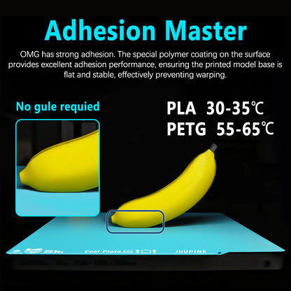 OMG Cold Plate for Bambu Lab A1 Mini 3d Printer 184x184 MM