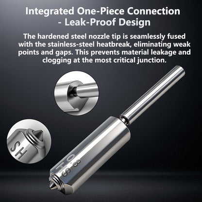 One-piece Hardened Steel Nozzle for Anycubic Kobra S1 Max 3d Printer