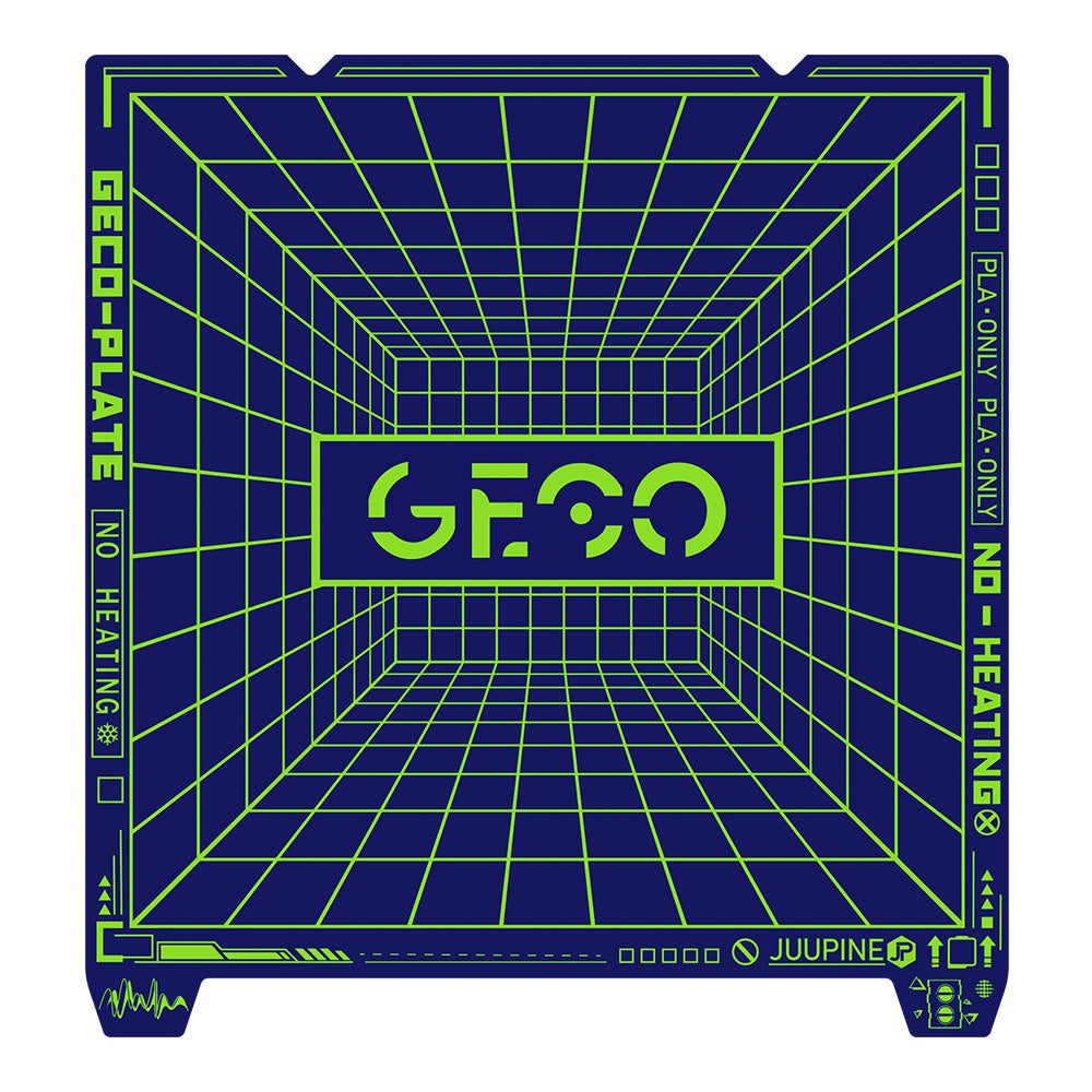 Geco PLA Plate No Heating for Flashforge Ad5m 3d Printer 235x235 MM