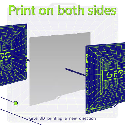Geco PLA Plate No Heating for Anycubic Kobra S1 264x276MM