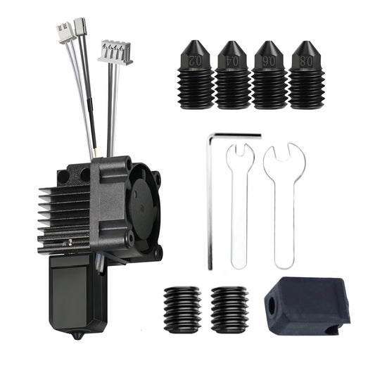 Complete Hotend Assembly with Nozzle Kit for Bambu Lab X1/X1C