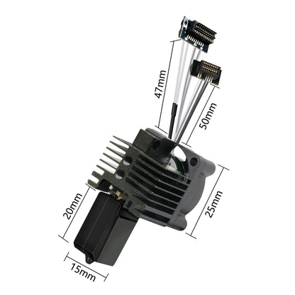 All-in-one Fully Assembled Hotend with Cooling Fan for Bambu Lab P1 Series