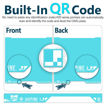 OMG Cold Plate for Bambu Lab H2D/H2S 3d Printer 355x346 MM