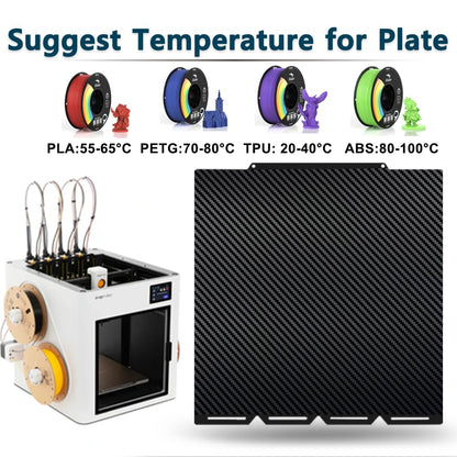 PEO PET Build Plate For Snapmaker U1 3D Printer 276x293MM