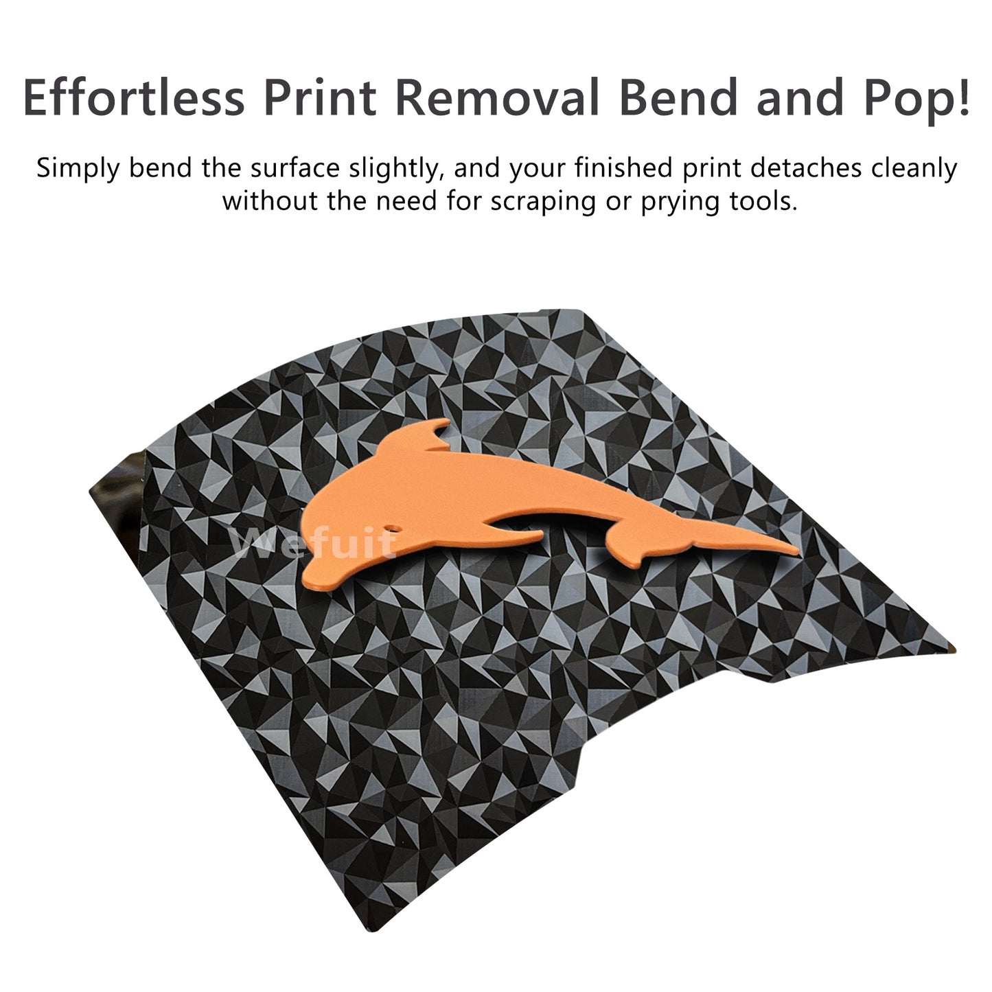 PEO PET Build Plate for Bambu Lab H2D/H2S 3D Printer 355x346 MM