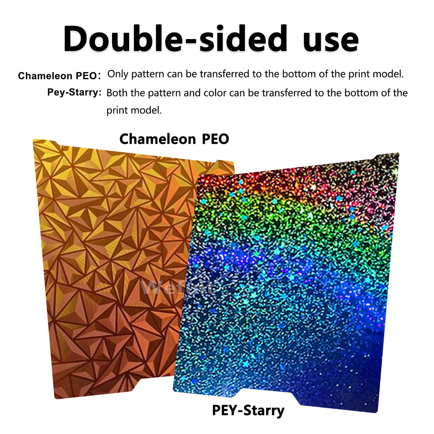 Chameleon PEO+Starry PEY Build Plate  for Bambu Lab H2D/H2D