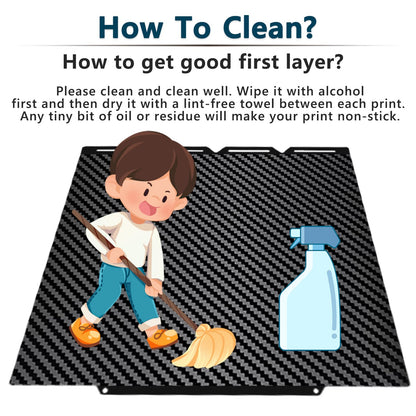 PEO PET Build Plate For Snapmaker U1 3D Printer 276x293MM