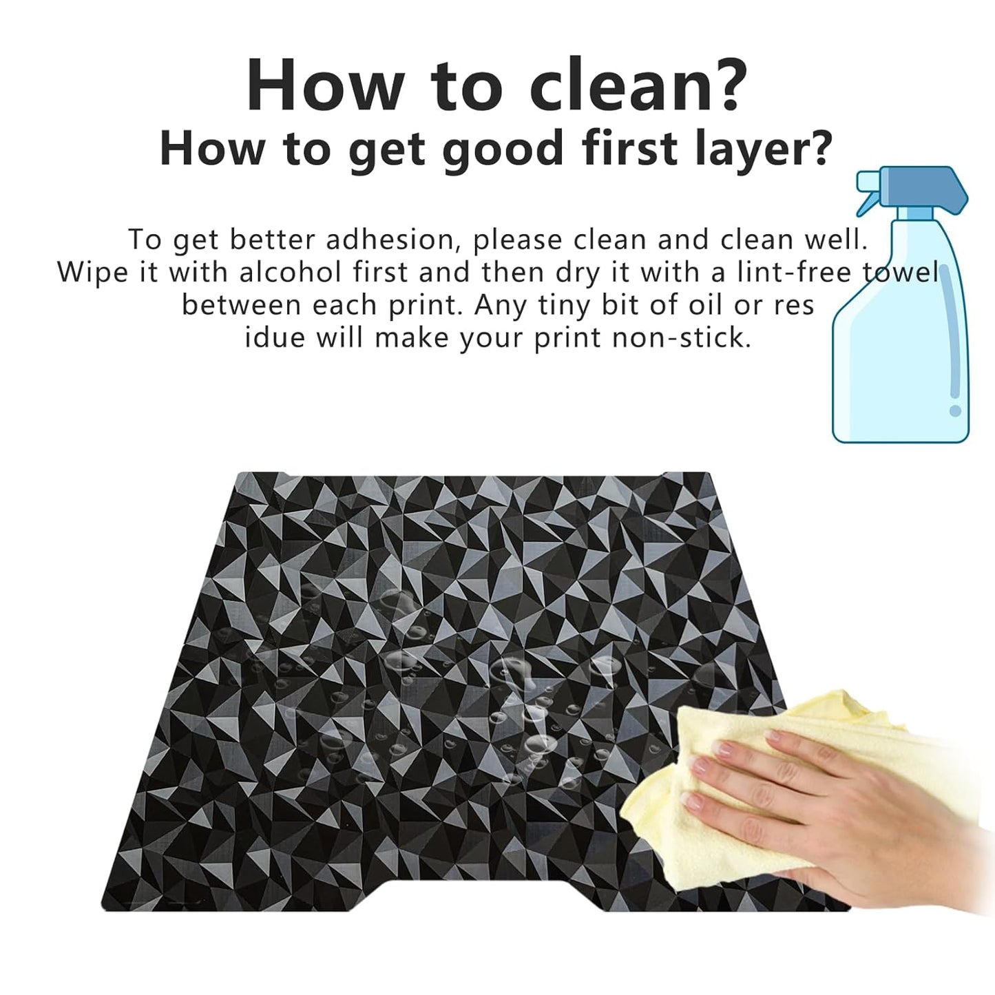 PEO PET Build Plate for Bambu Lab H2D/H2S 3D Printer 355x346 MM