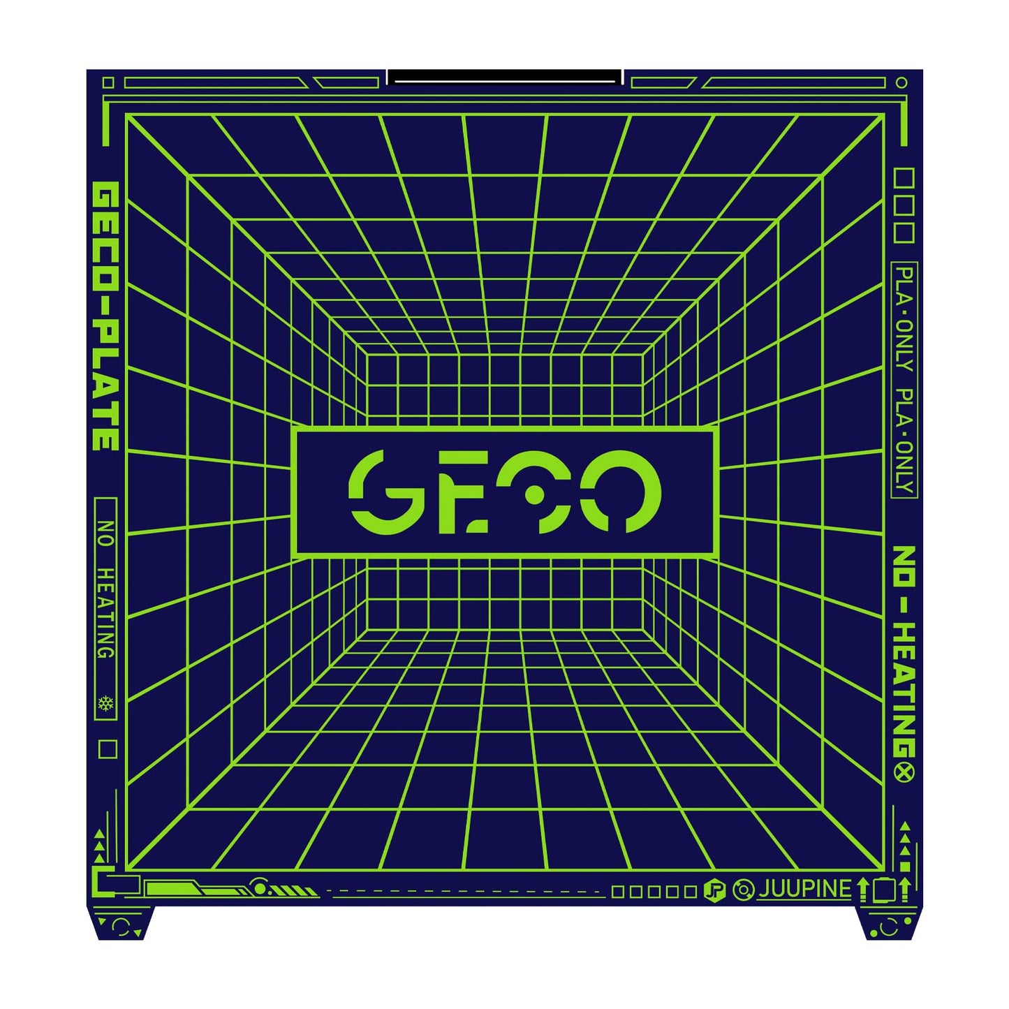 Geco PLA Plate No Heating for Bambu Lab A1 Mini 184x184MM