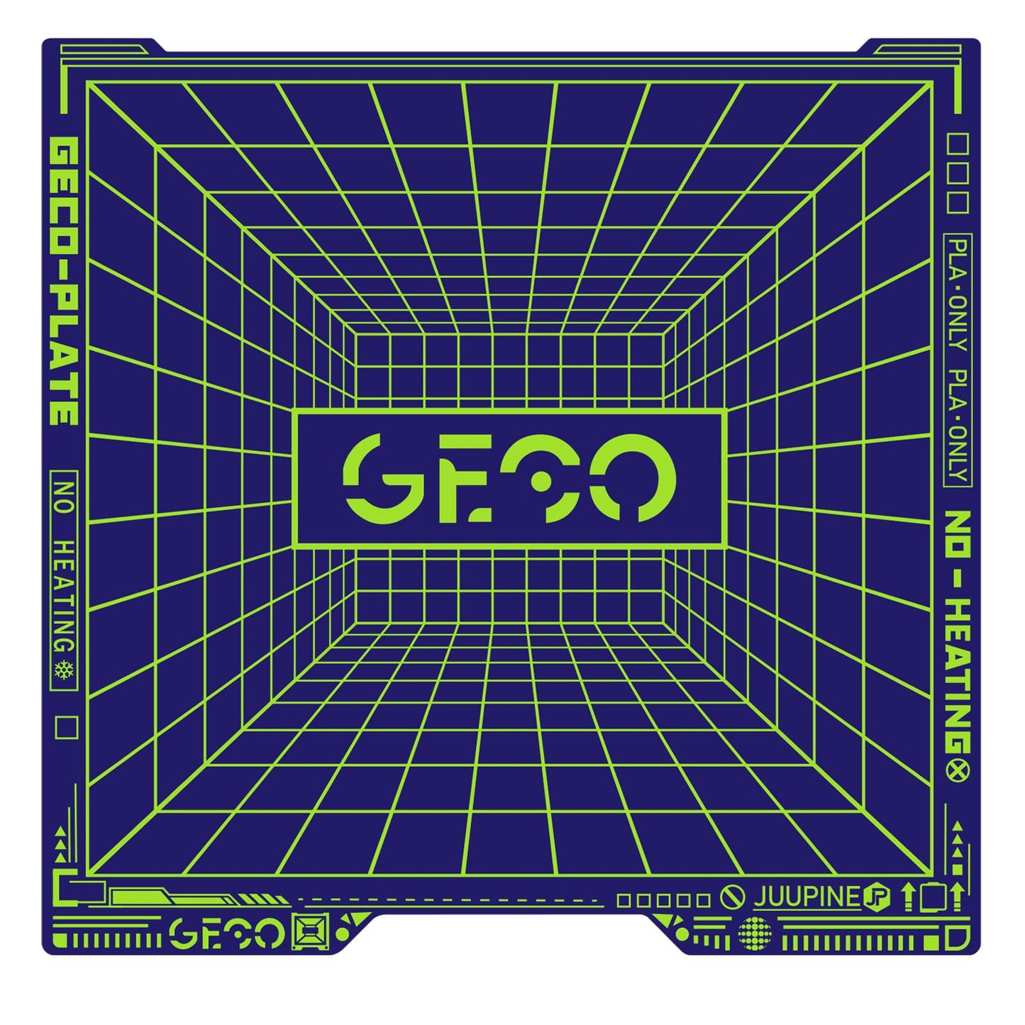Geco PLA Plate No Heating for Bambu Lab A1 Mini 184x184MM