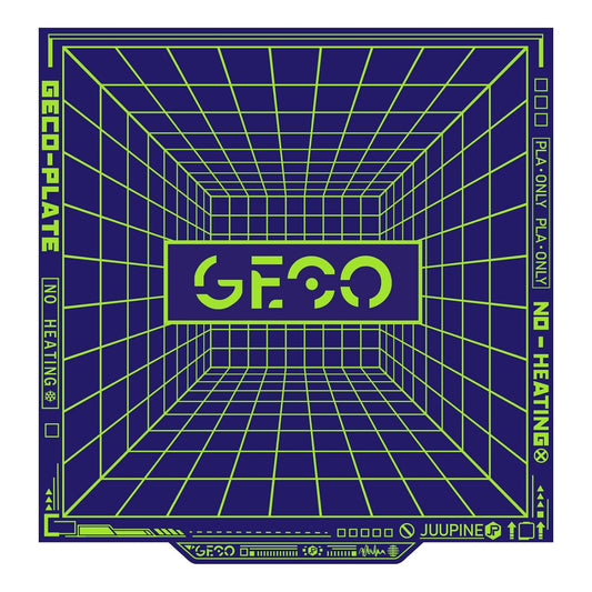 Geco PLA Plate No Heating for Flashforge Ad5m 3d Printer 235x235 MM