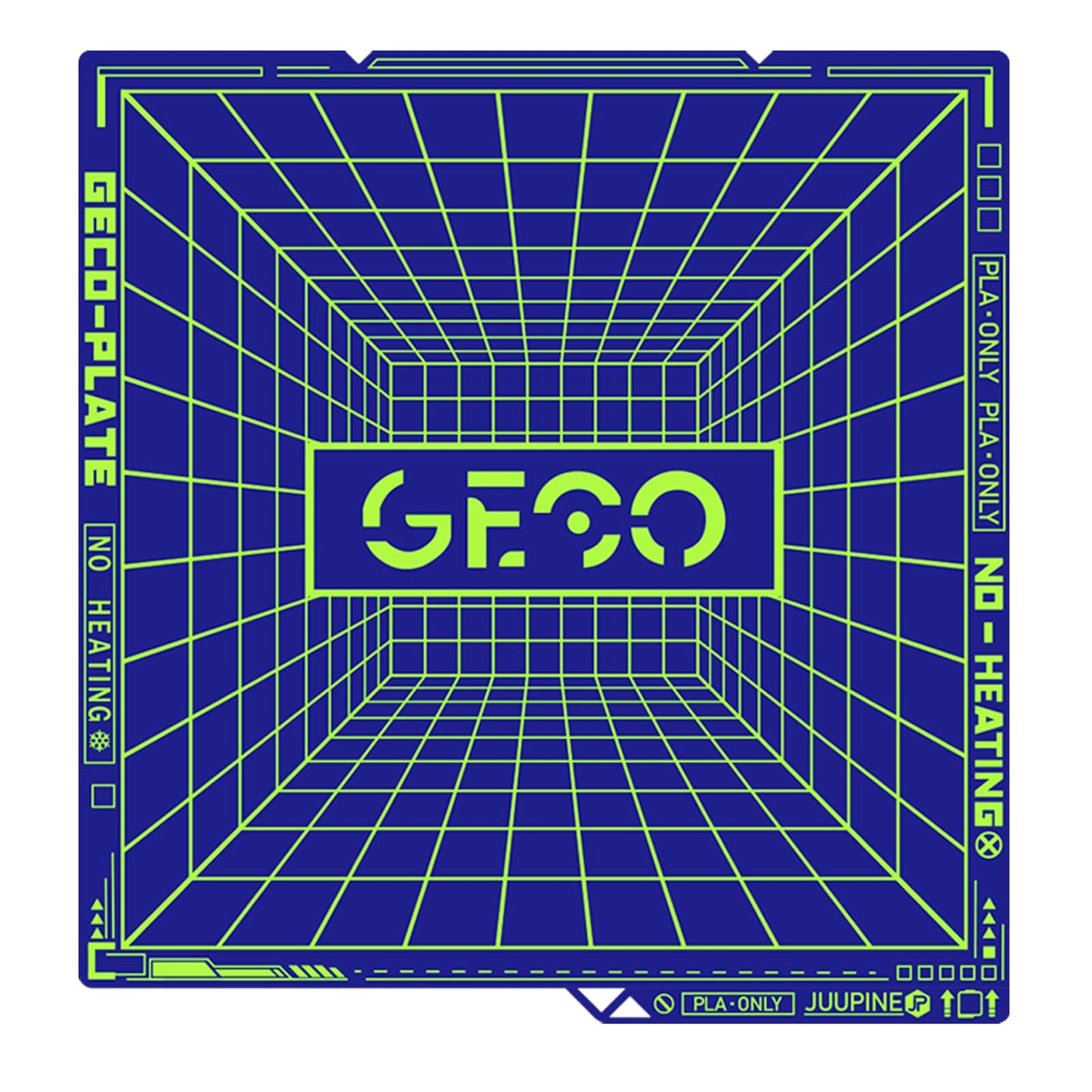 Geco PLA Plate No Heating for Bambu Lab A1 Mini 184x184MM