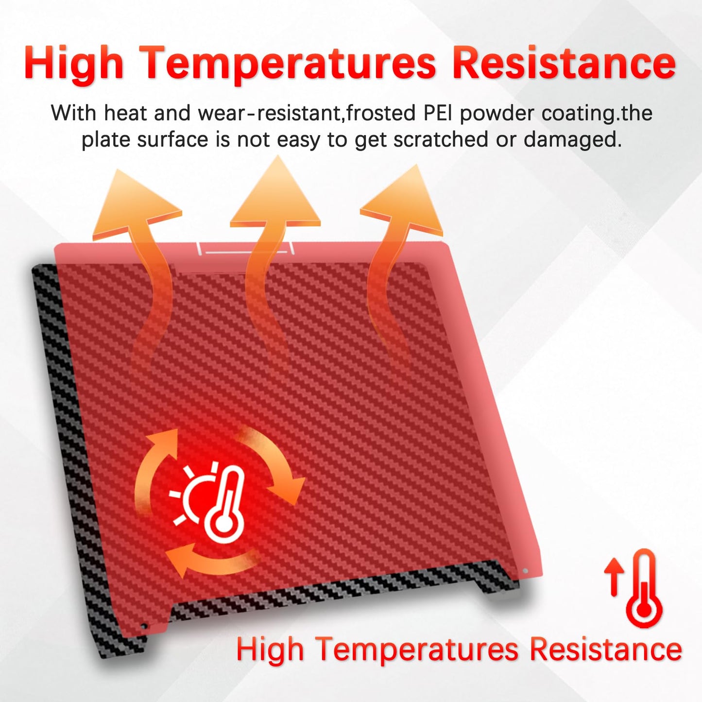 PEO PET Build Plate for Creality K2 Plus 3d Printer