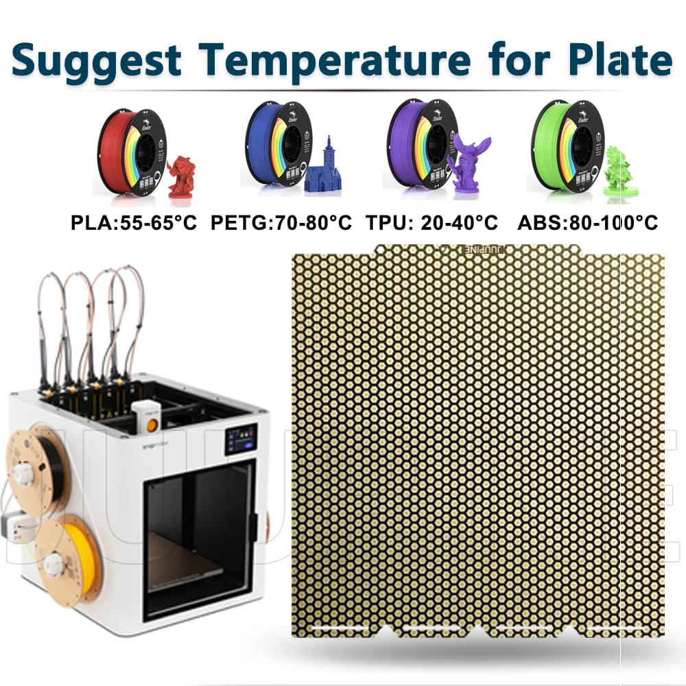 PEI Honeycomb Build Plate For Snapmaker U1 3D Printer 276x293MM