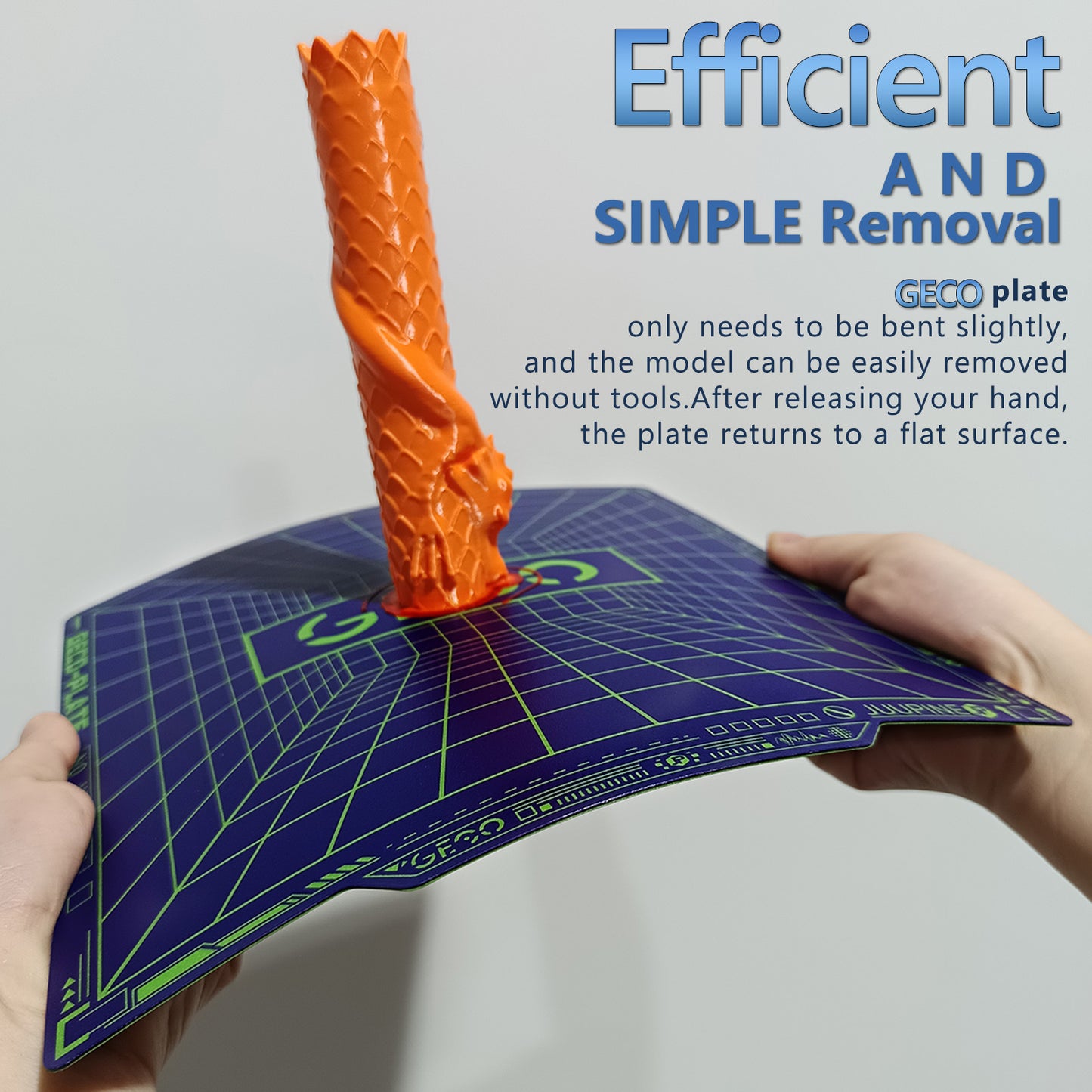 Geco PLA Plate No Heating for Flashforge Ad5m 3d Printer 235x235 MM
