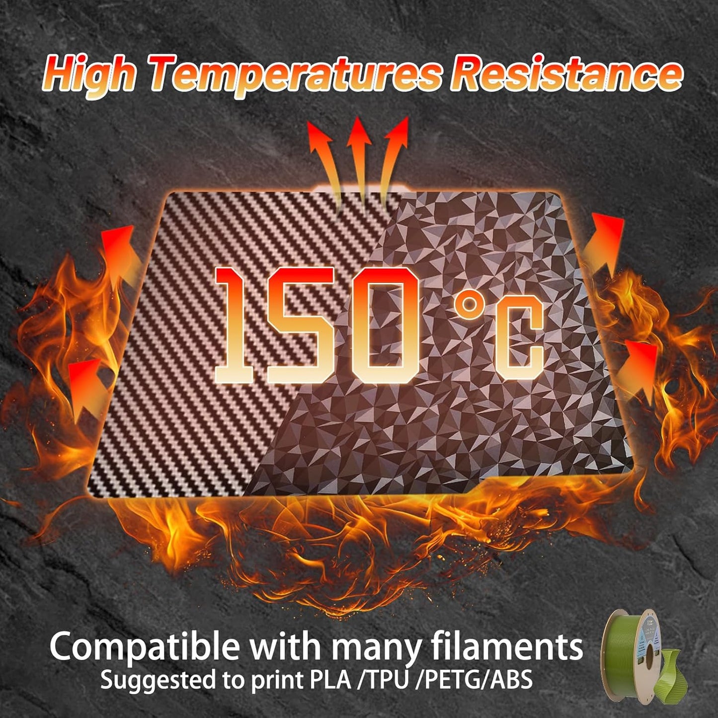 PEO PET Build Plate for Bambu Lab P2S/X1/X1C/X1E/P1P/P1S/A1 3d Printer