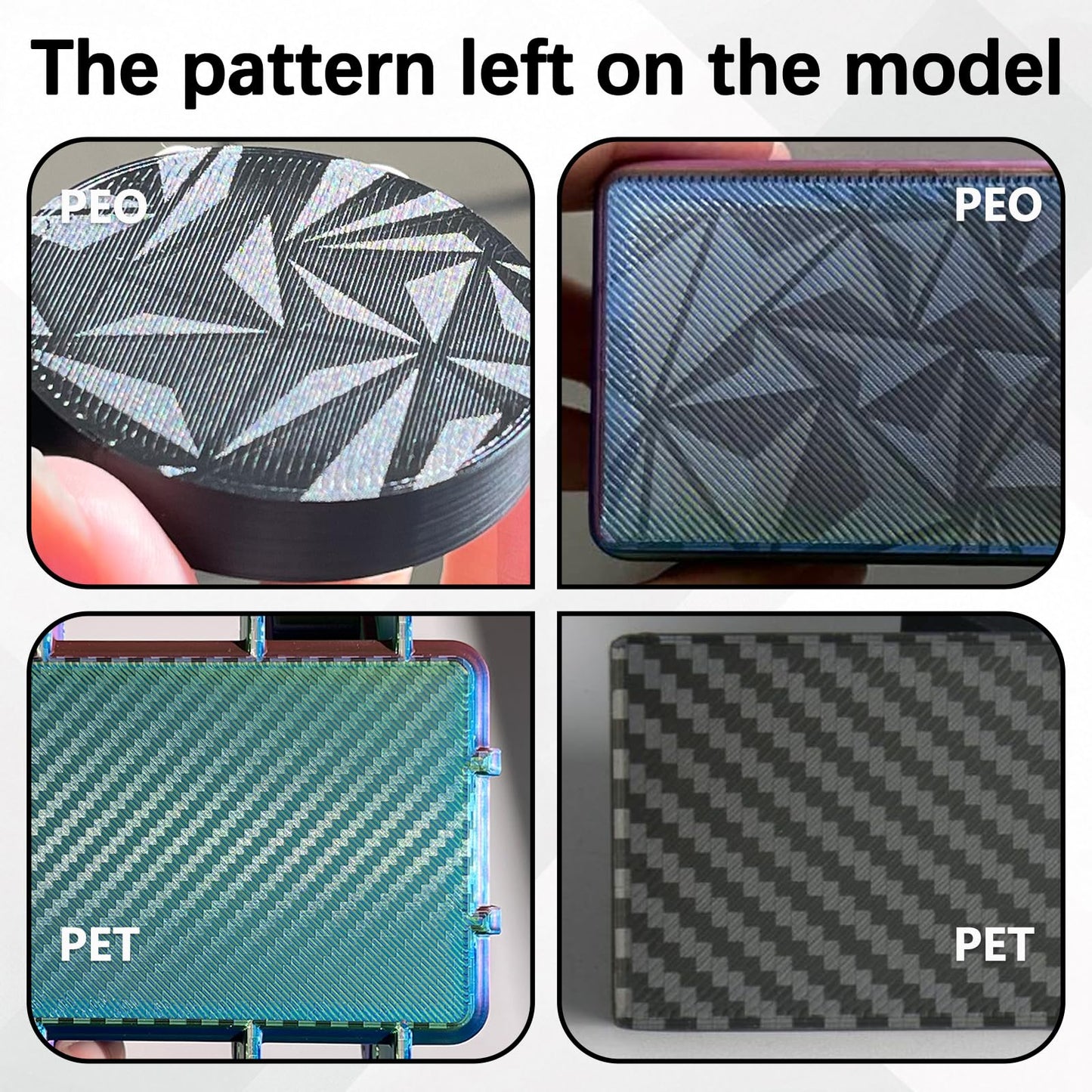 PEO PET Build Plate for Creality K2 Plus 3d Printer