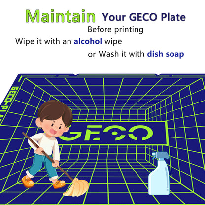 Geco PLA Plate No Heating for Anycubic Kobra S1 264x276MM