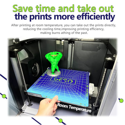 Geco PLA Plate No Heating for  Bambu Lab P2S/A1/X1/X1C/P1P/P1S