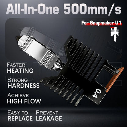 For Snapmaker U1 Hotend 24v 48w Ceramic Heating Block Kit