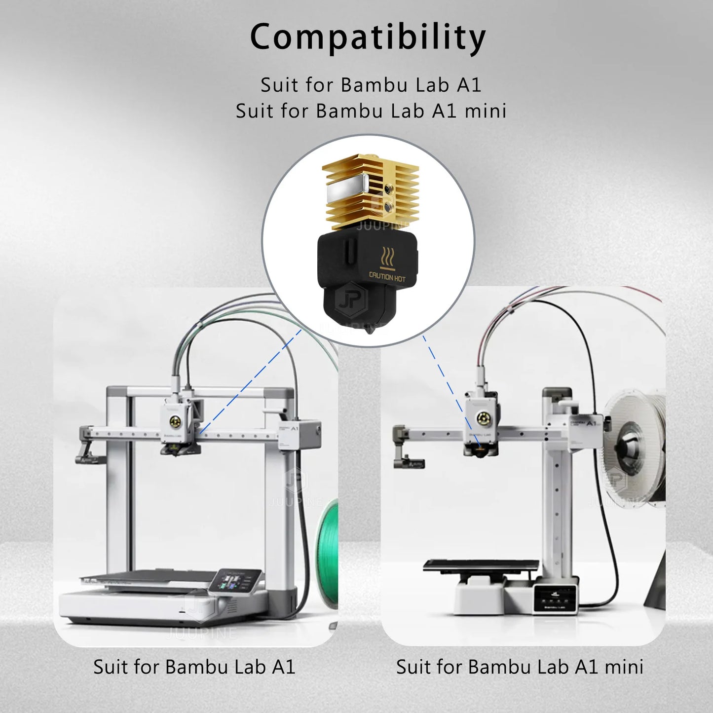 V3.0 Hardened Steel Nozzle Hotend for Bambu Lab A1/A1 Mini