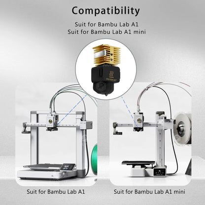 V3.0 Hardened Steel Nozzle Hotend for Bambu Lab A1/A1 Mini