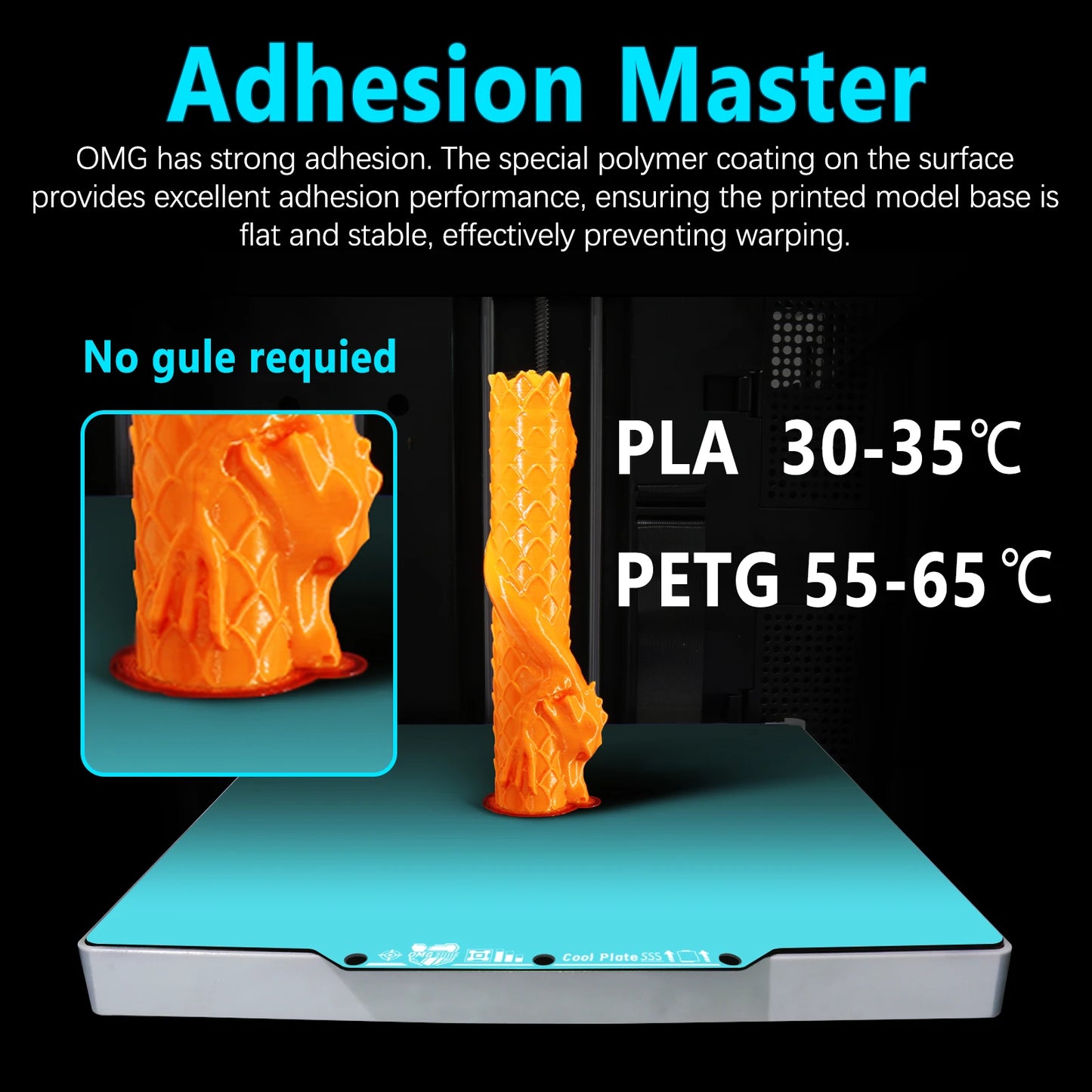 OMG Cold Plate for Flashforge Ad5x 3d Printer 235x235 MM