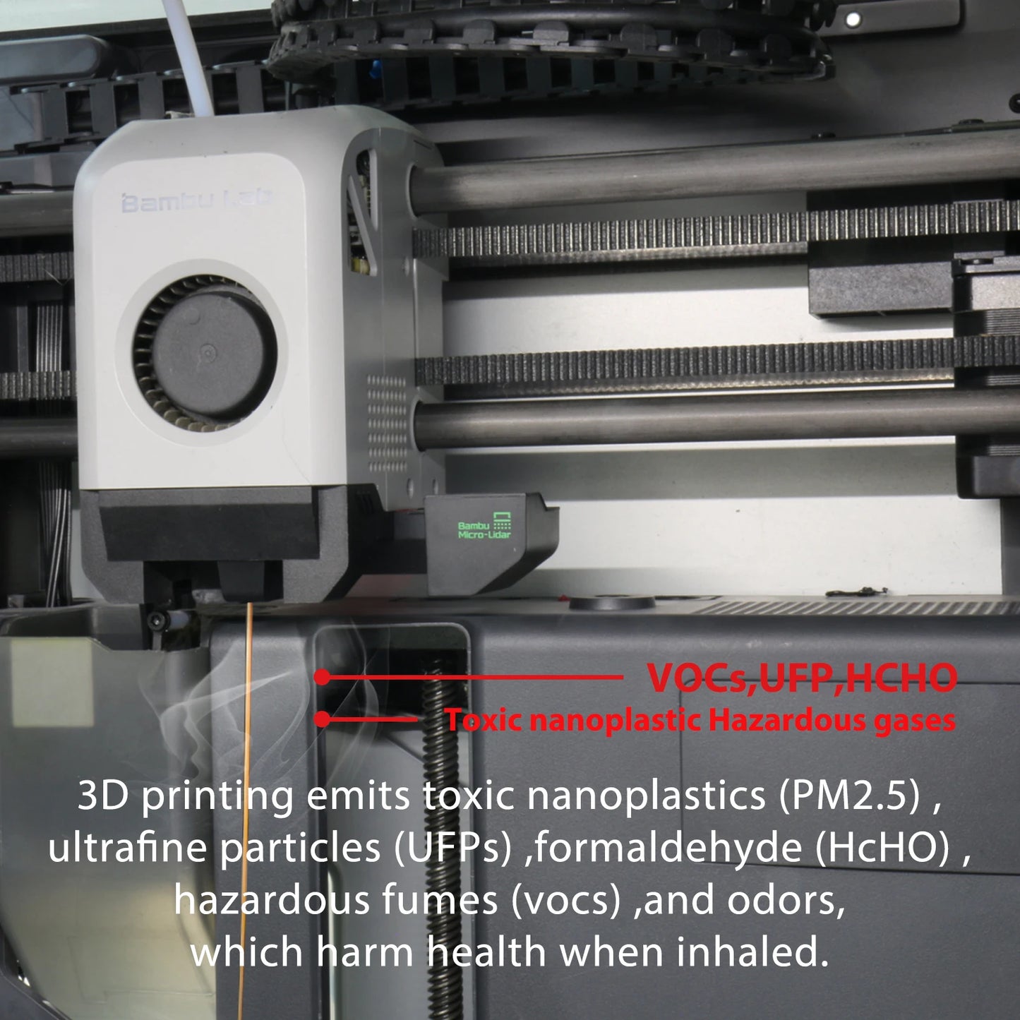 HEPA 13 Air Filter For Bambu Lab X1 X1C P1S P1P