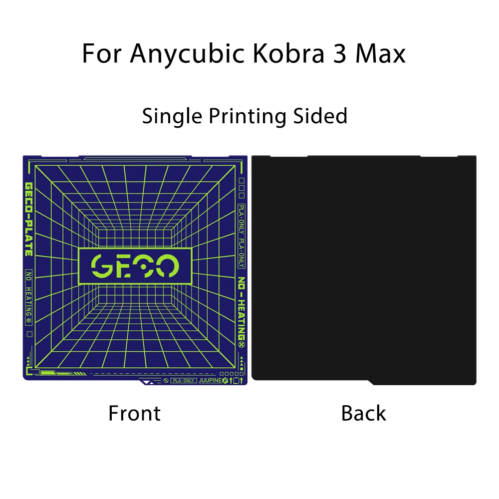 Geco PLA Plate No Heating for Kobra 3 Max 430x430 MM