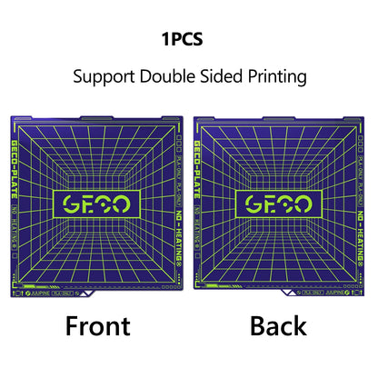 Geco PLA Plate No Heating for Anycubic Kobra S1 264x276MM