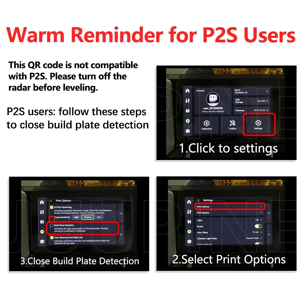 OMG Glacier Build Plate Cold Plate For Bambu Lab P2S/A1/X1/X1C/P1P/P1S