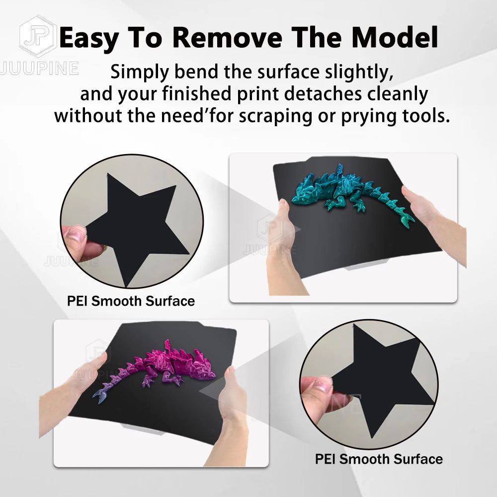 Double Sided PEI Smooth Build Plate For Bambu Lab P2S/A1/X1/X1C/P1P/P1S