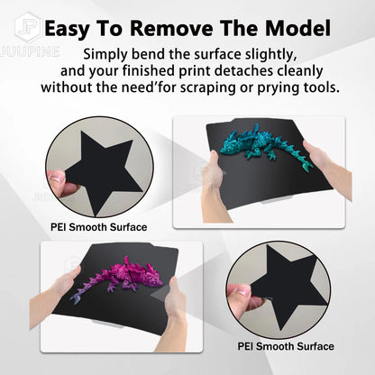 Double Sided PEI Smooth Build Plate For Bambu Lab P2S/A1/X1/X1C/P1P/P1S