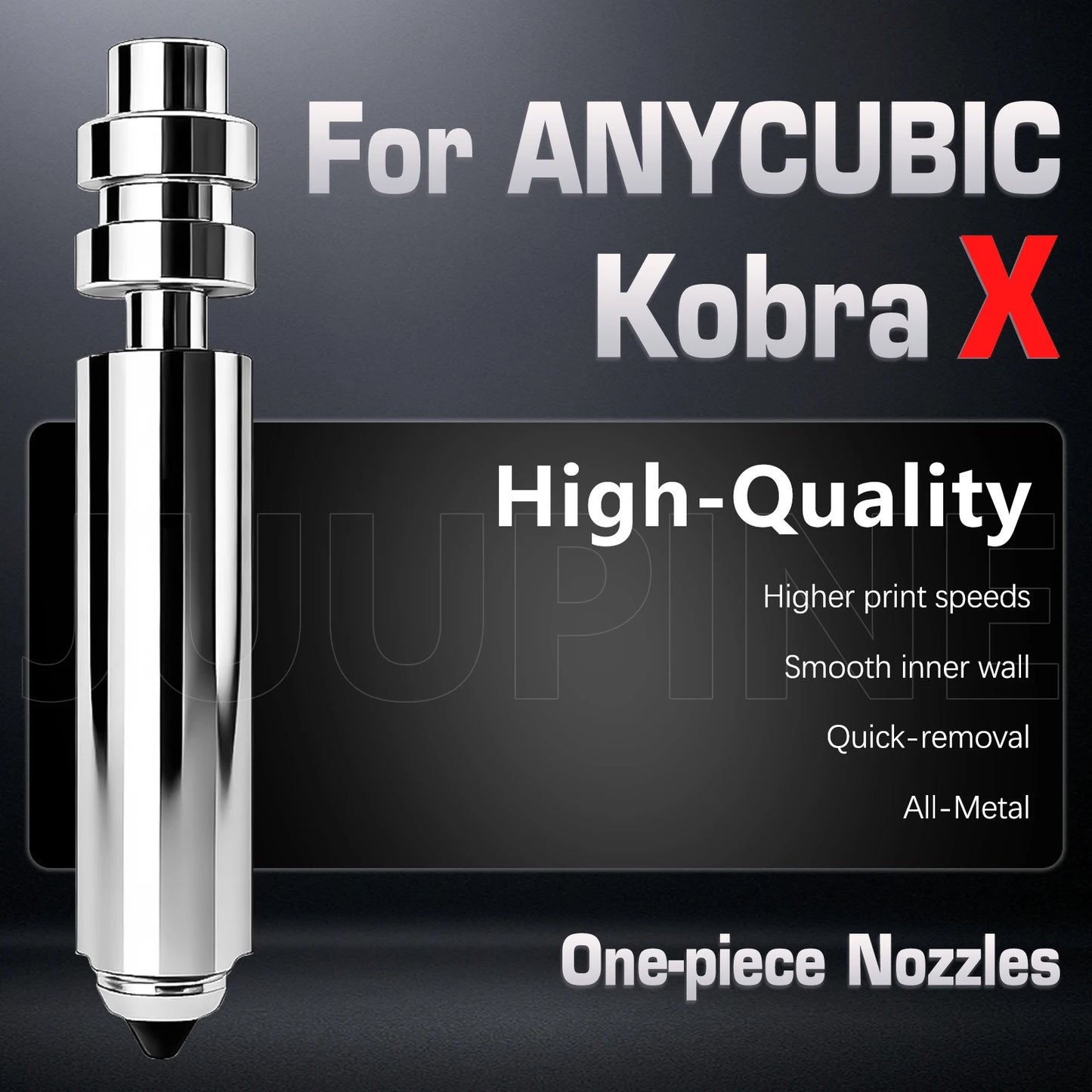 All-Metal One-Piece Integrated Nozzle for Anycubic Kobra X