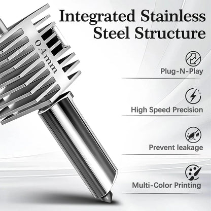 High-Quality Stainless Steel Hotend for Bambu Lab A1/A1 Mini
