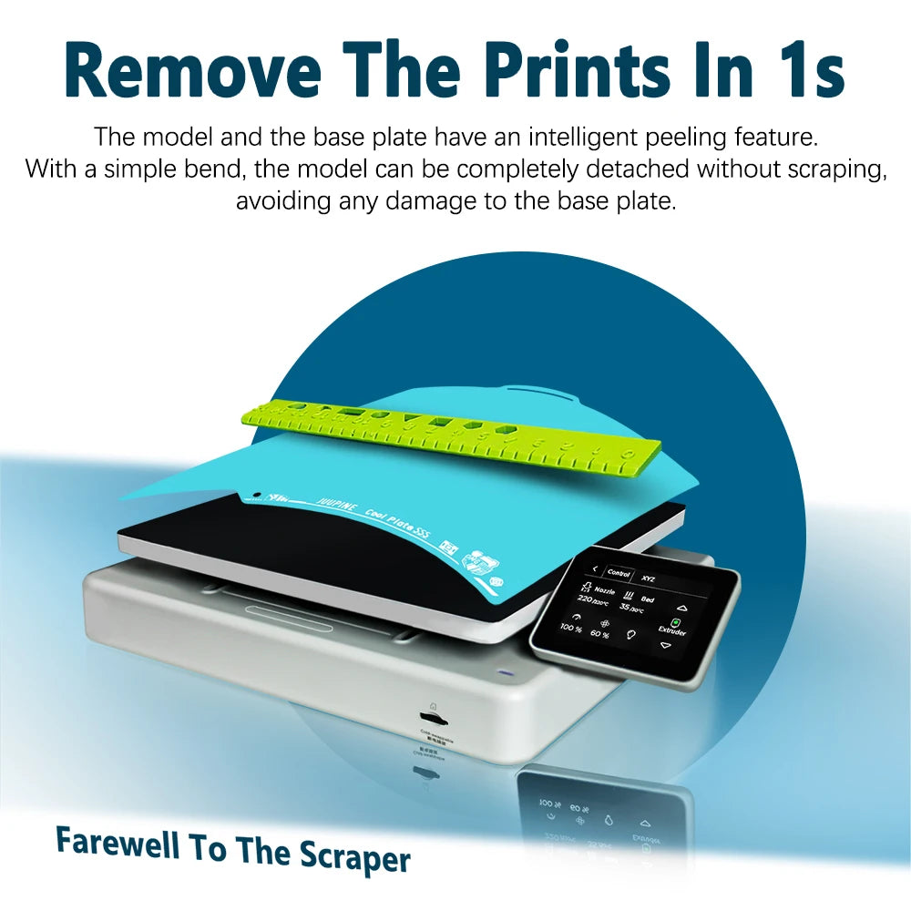 OMG Glacier Build Plate Cold Plate For Bambu Lab P2S/A1/X1/X1C/P1P/P1S