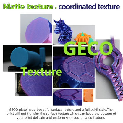Geco PLA Plate No Heating for Anycubic Kobra S1 264x276MM