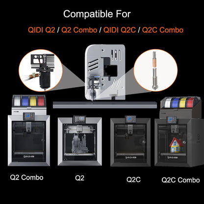 Bimetallic Ceramic Insulation Integrated Nozzle for Qidi Q2