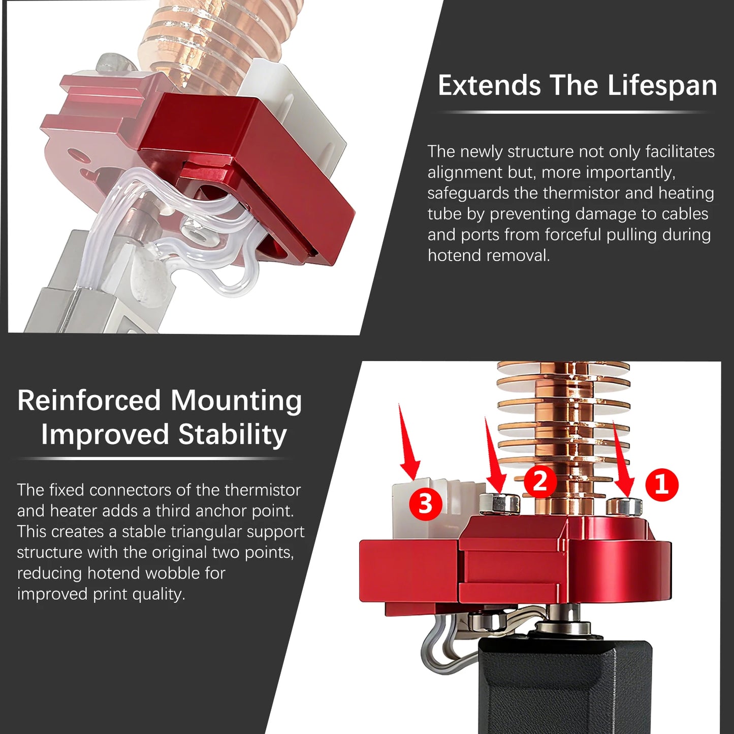 Upgraded Hotend For Flashforge Adventurer 5M