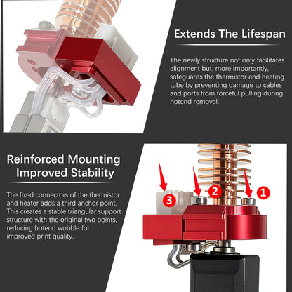 Upgraded Hotend For Flashforge Adventurer 5M