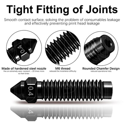 Hardened Steel Nozzle for Elegoo Centauri Carbon Nozzle