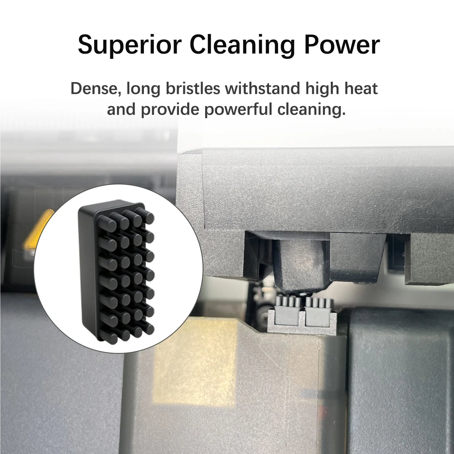For Bambu Lab X1 X1C P1P P1S Nozzle Wipe Silicone Brush
