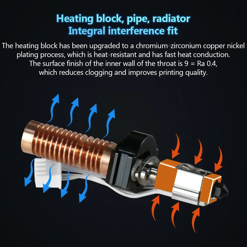 Upgraded Ceramic Heating Hotend For Flashforge Adventurer 5M / 5M Pro